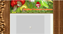 Desktop Screenshot of madhavprakashcashews.com